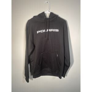 Polaris Spellout Logo Black‎ Hoodie Men’s Size Medium